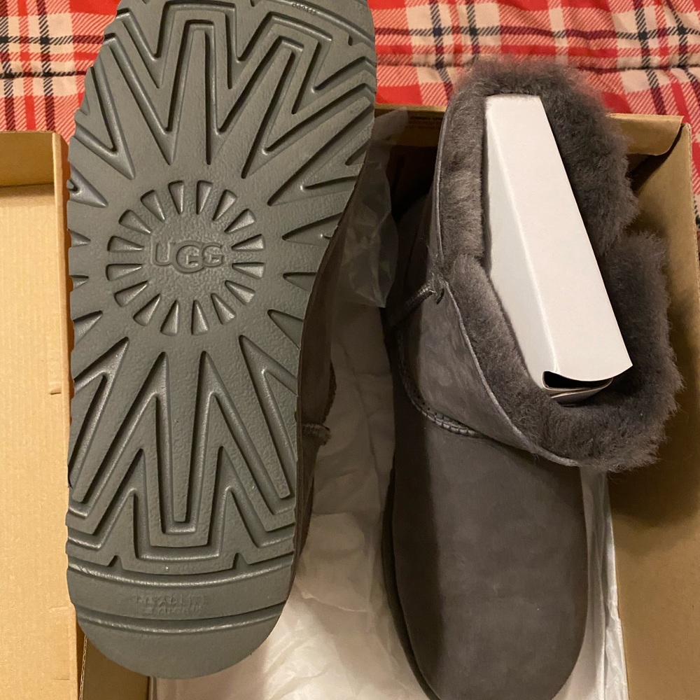 New with tags UGG boots. Mom ordered the wrong size and didn’t return in time.